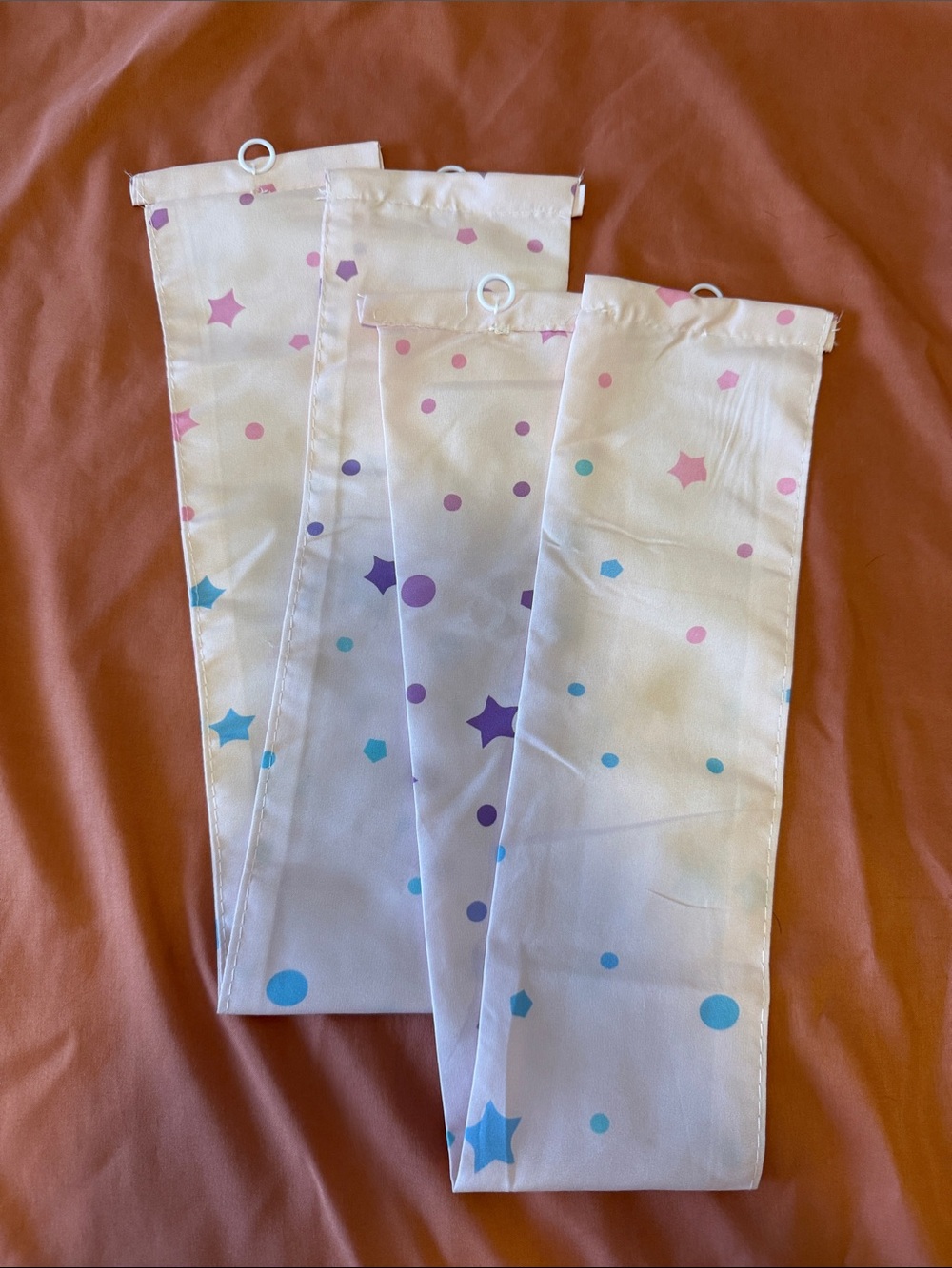 Kids Princess Panel Curtains in Pastel Pink with Multicolor Princess Print - Picture 3 of 4